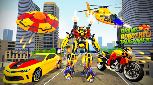 Imágen 5 Flying Helicopter Robot Car Tr android