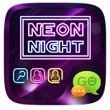 (FREE) GO SMS NEON LIGHT THEME icon