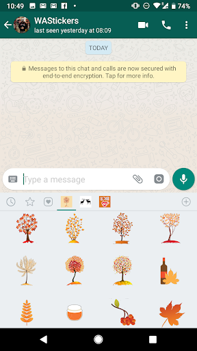 Autumn Stickers for WhatsApp Screen 3