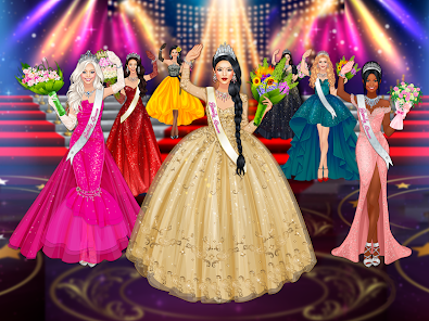Beauty top queen dress