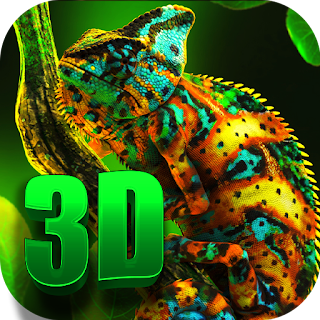 Chameleon Color Wallpaper 3D