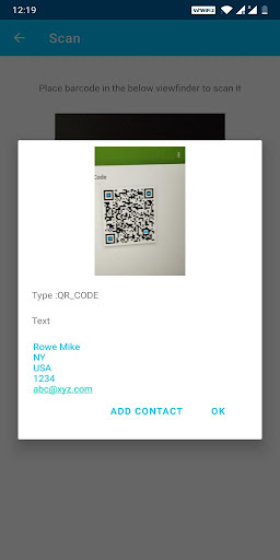The Barcode App : Barcode Scan Screen 3