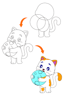 How To Draw Cute Cats