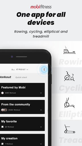 Android application mobifitness - Home Workout Gym screenshort