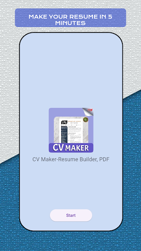 Android application CV Maker - Resume Builder screenshort