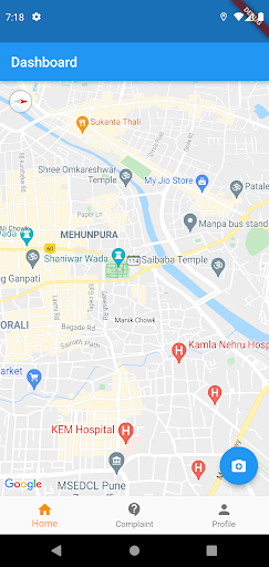 Android application Clean City screenshort