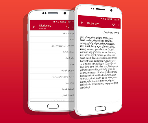 Arabic Turkish Dictionary Screen 2