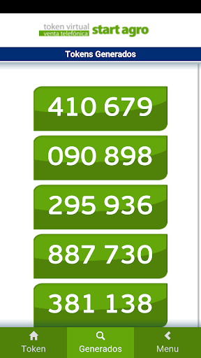 Token Virtual Start Agro Screen 3