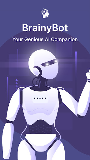 Android application Chatbot Assistant - BrainyBot screenshort