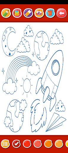 Space Coloring Book
