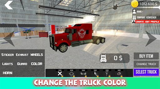 Long Cargo Transport Truck