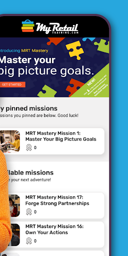 MyRetailTraining Screen 2