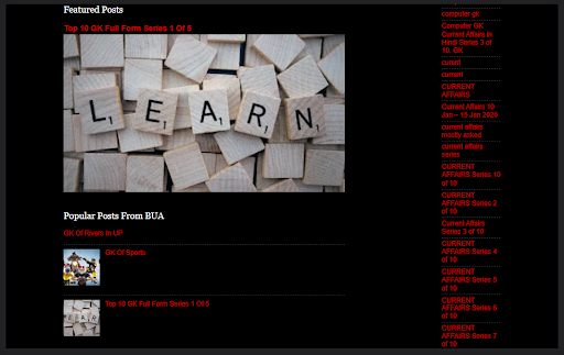 Android application BUA screenshort