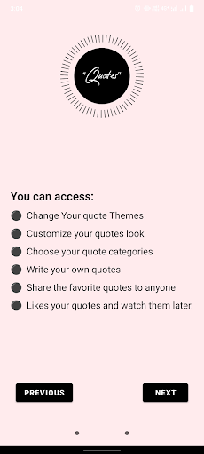 Android application Daily Quotes screenshort
