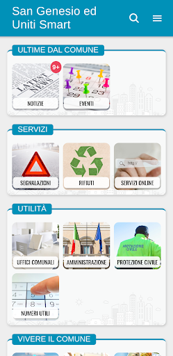 Android application San Genesio ed Uniti Smart screenshort