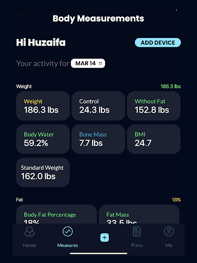Screenshot of Hume