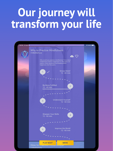 Screenshot of Brightmind Meditation