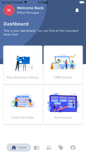 Android application AMG CRM screenshort