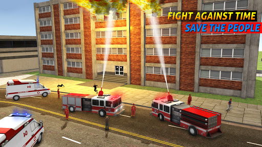 Fire Engine City Rescue: Firefighter Truck Games 1.0 screenshots 1