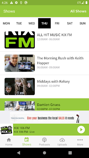 KIX FM 106 Screen 2