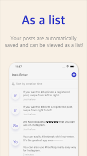 Inst-enter : new line/ tags / fonts for Instagram