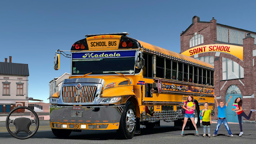 Android application School Bus Transport Simulator screenshort