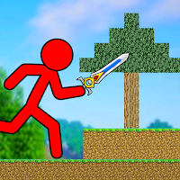 Red Stickman - Animation Parkour Fighter