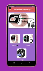 Kalinco smart watch app guide