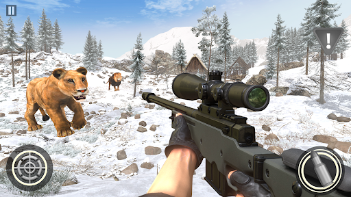 Android application Lion Hunting Games: FPS Sniper screenshort