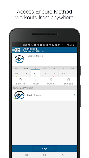 Android application Enduro Method screenshort
