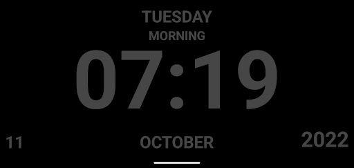 Clock Screen 3