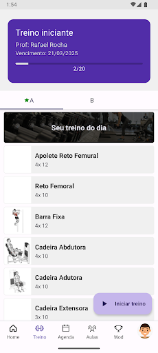 Hubfit Aluno Screenshot 4 - AppWisp.com