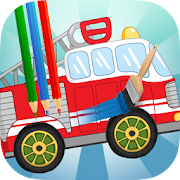 Kids Bus & Vehicles Coloring Drawing Games Book