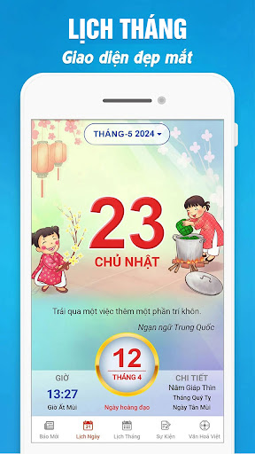 Lịch Vạn Niên - Lịch Âm 2024 Screen 2