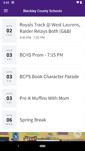 Android application Bleckley County Schools screenshort