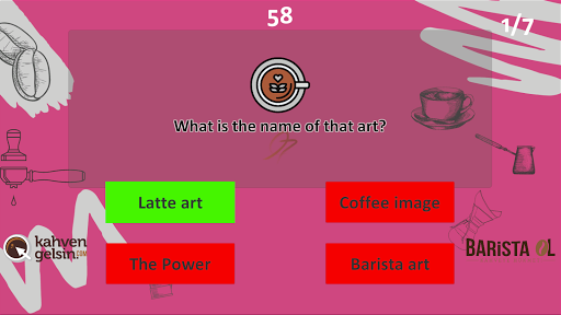 Android application Barista Kid screenshort