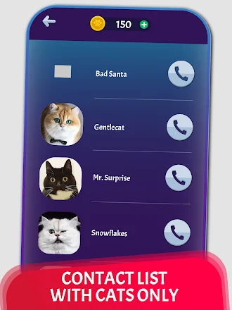Game screenshot Cat Video Call & Chat Prank hack