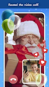Santa fake video call - chat