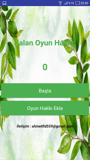 Android application Yeşil Kelime Oyunları screenshort