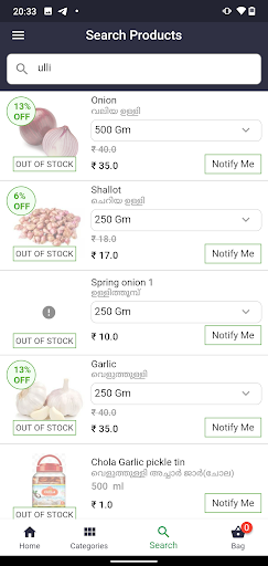 Mybag - Grocery, Food Delivery Screen 3