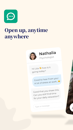 Android application OpenUp screenshort