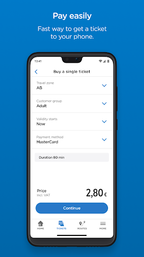 HSL - tickets & route planner Screen 3