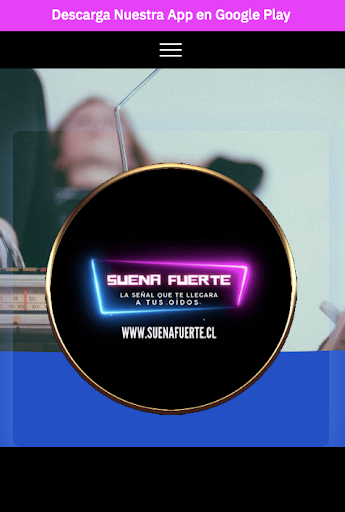 Android application Radio Suena Fuerte screenshort