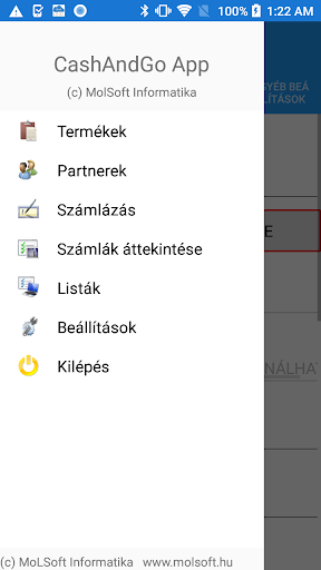 CashAndGo Számlázó Screen 3