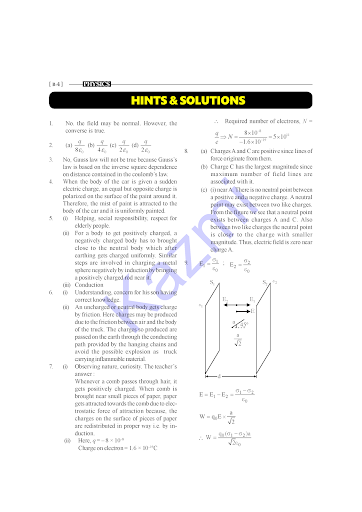 Class 12 Physics Exemplar Solutions