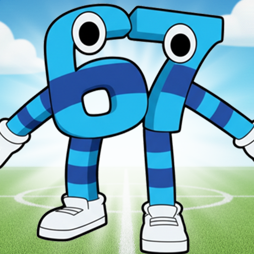 Logo 67 Game : Drag Both Hands