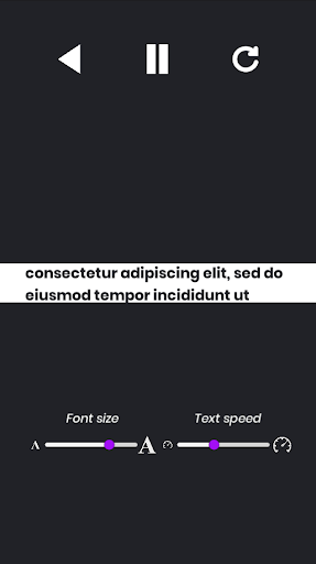 PromptPro: Text autoscrolling Screen 3