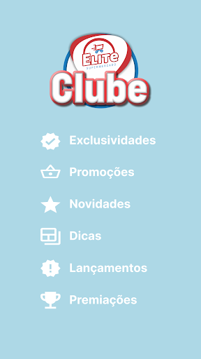 Android application CLUBE ELITE screenshort