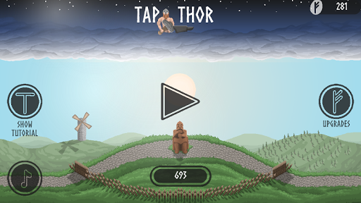 Android application Tap Thor screenshort