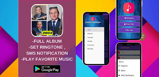 Android application sherali jo'rayev qo'shiqlari screenshort